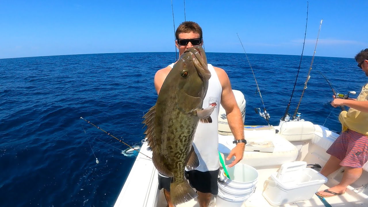 20 Miles Offshore for Grouper! (Wrightsville Beach NC)
