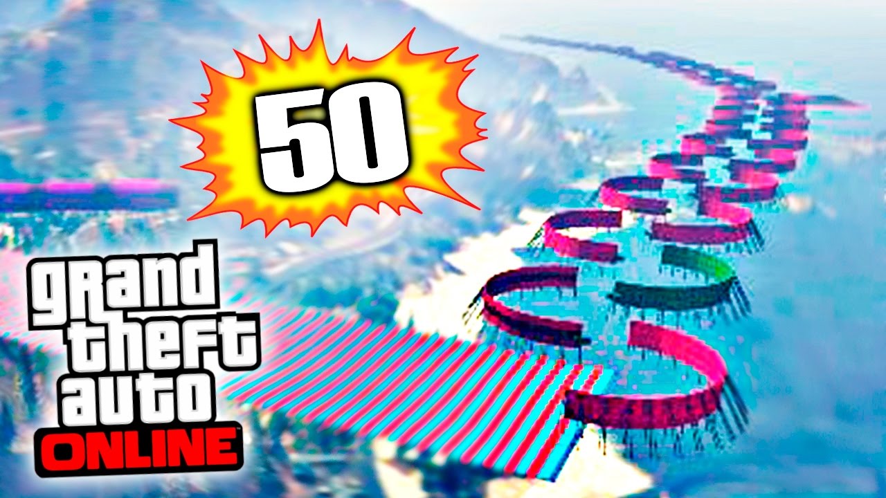 50 WALLRIDE con ACROBACIAS CHALLENGE ¿IMPOSIBLE? - GTA V Online PS4 (GTA 5 Online) | Zoko