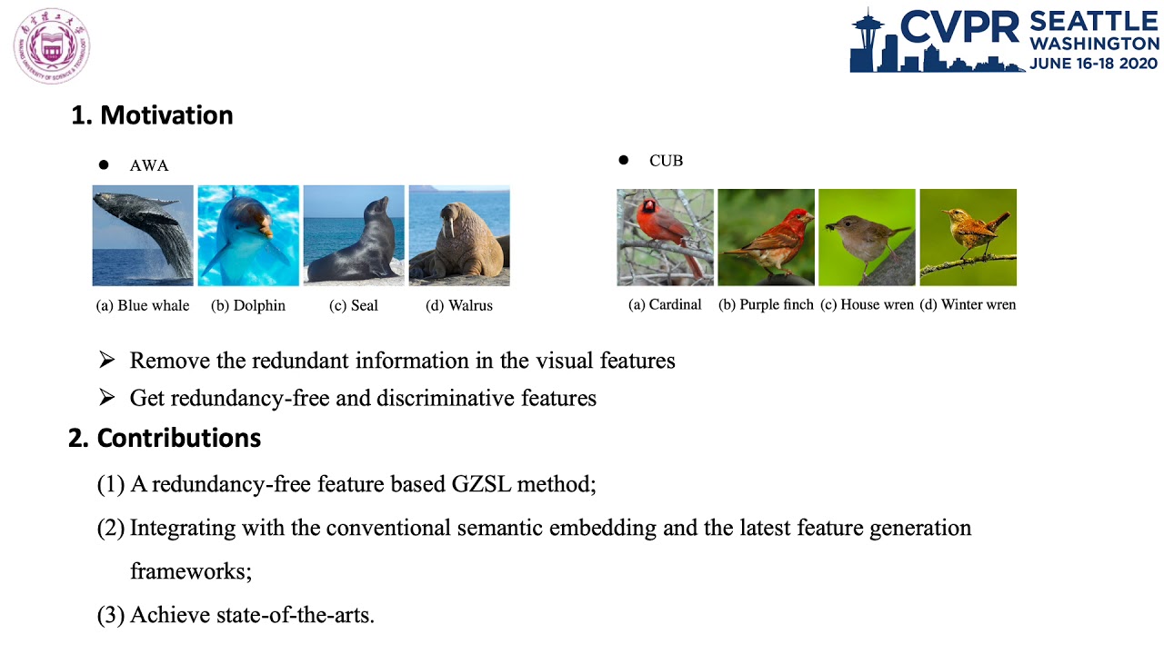 Learning the Redundancy-Free Features for Generalized Zero-Shot Object Recognition