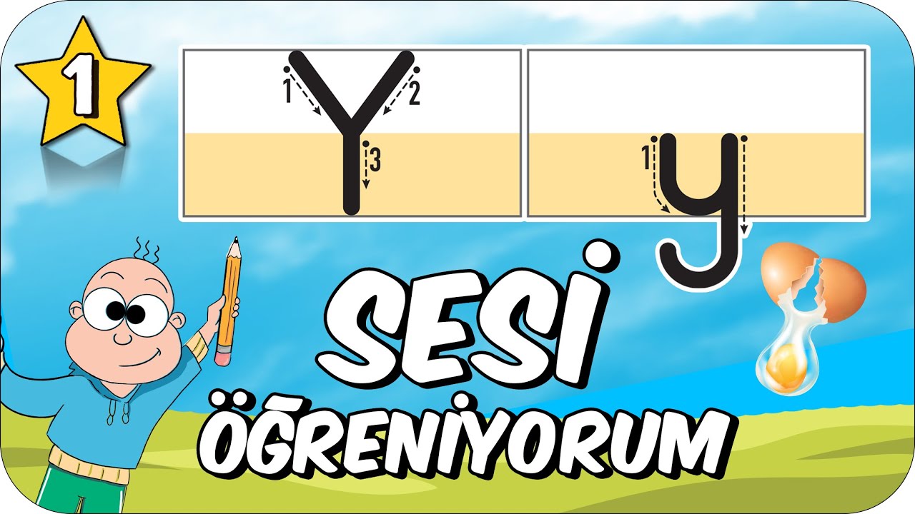 y - Y Sesini Öğrenelim 📙 1. Sınıf Temel Harfler / Sesleri Öğreniyorum #2026