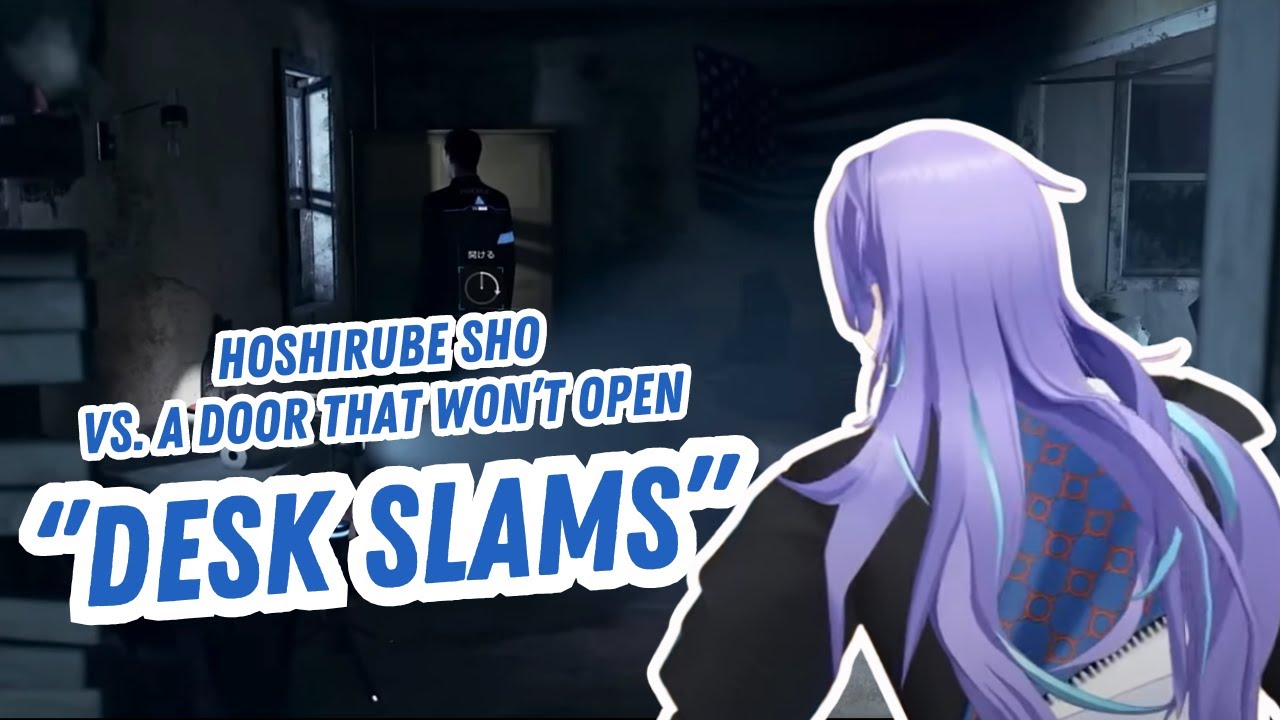 [ Eng Sub ] Hoshirube Sho vs. the door that won't open in Detroit Become Human #にじさんじ