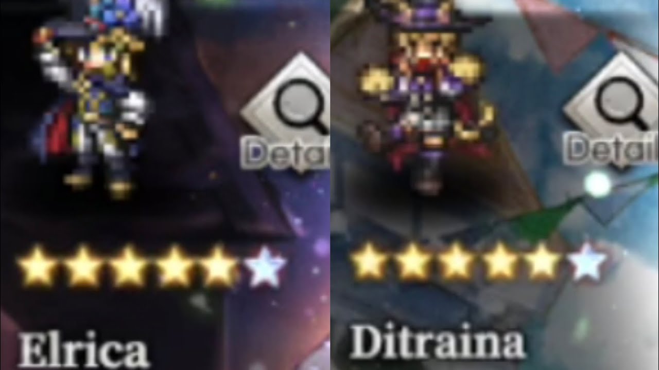 EX Elrica & EX Ditraina Banner Pulls (Octopath COTC)
