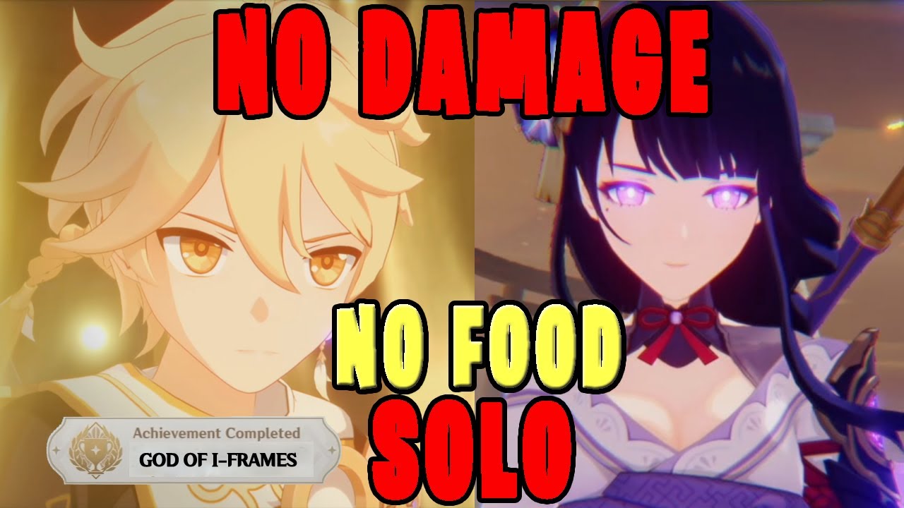 2.1 Baal boss fight rematch, SOLO, NO DAMAGE, NO FOOD, GEO MC gameplay Genshin Impact