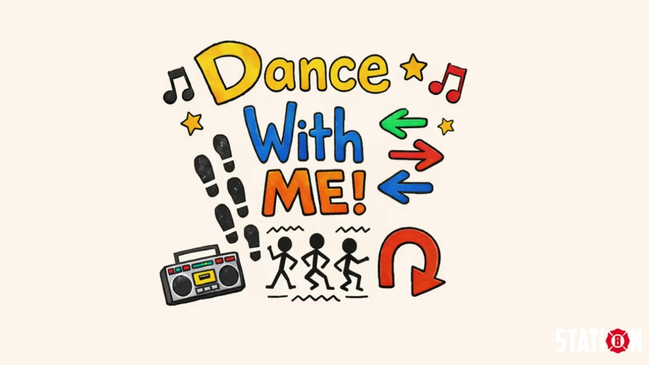 [Audio] Learn Left & Right with This Fun Dance Song 🚒 | Fire Safety Song for Kids | Station 8