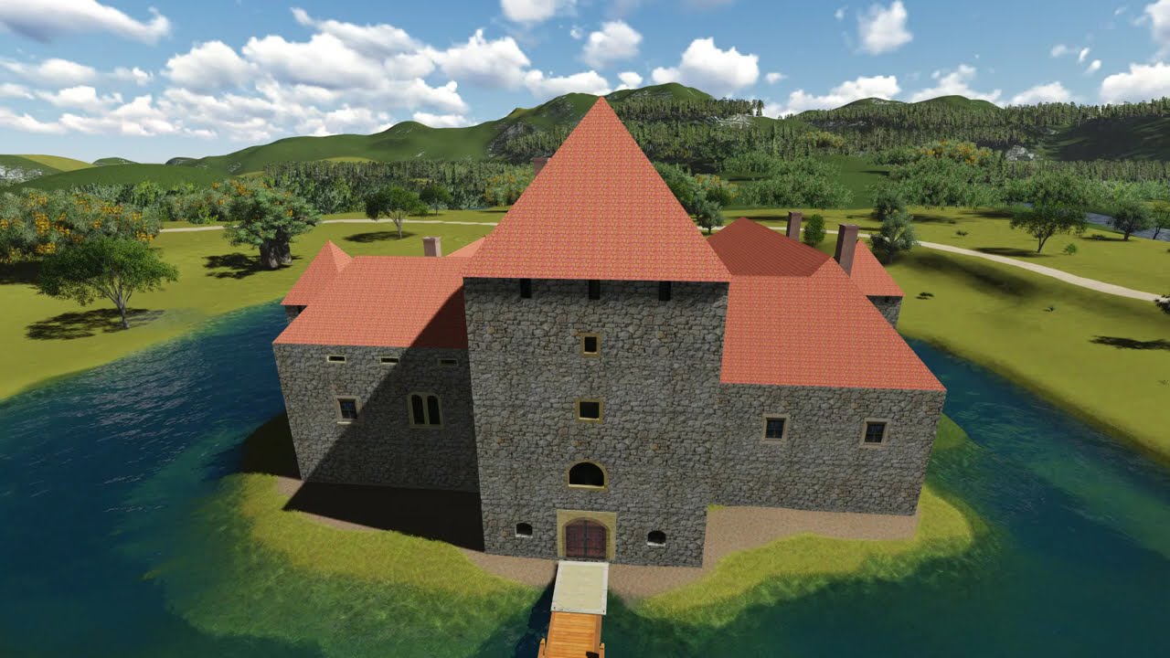 A szerencsi vár építés története 3D-ben.