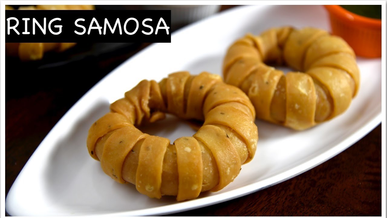 ring samosa recipe | how to make ring samosa | aloo samosa recipe