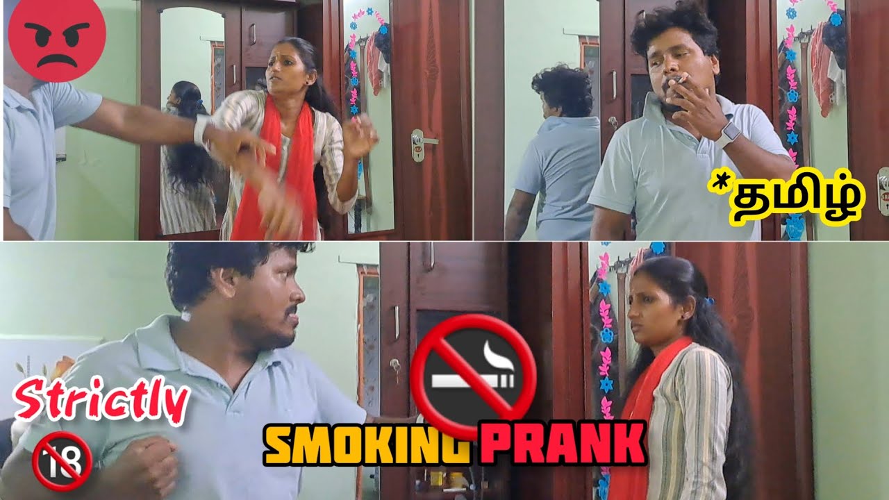 Smoking Prank Tamil Full Video Comedy Don't Try This 🚭Prabhusaranya Official