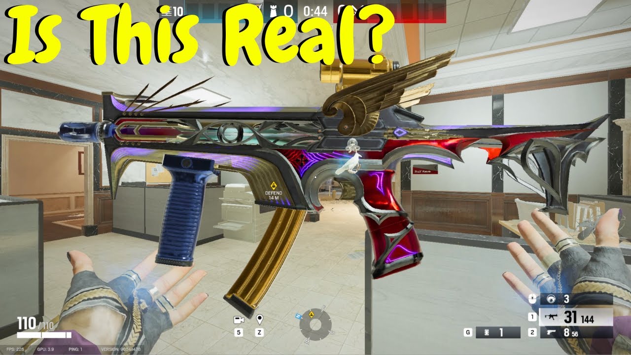 Using the Most Ridiculous Skin in Rainbow Six Siege X (Paragon Valkyrie Bundle)