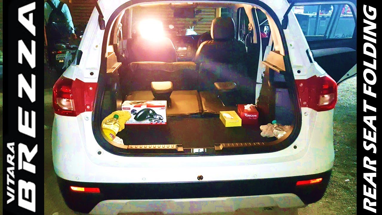 Brezza Seat Folding : Step-wise Guide :SMARTDrive