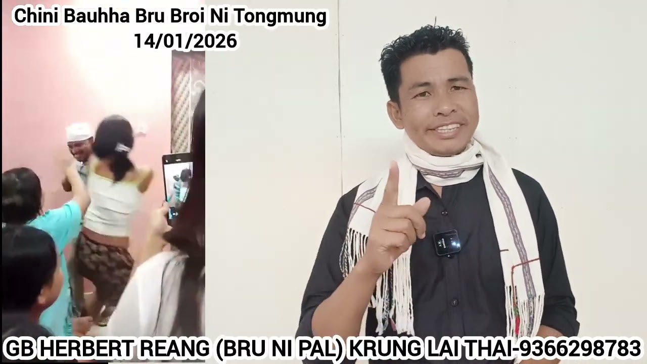 Bru Ni Film Viral ong ongmo brekhe Mthauh Yagnai, Jati no brom ta phiel lai sti ada Bru Broi rao