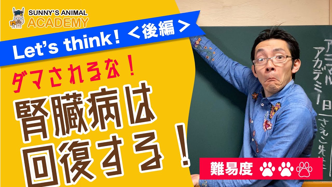 ダマされるな！腎臓病は回復する！ 後編