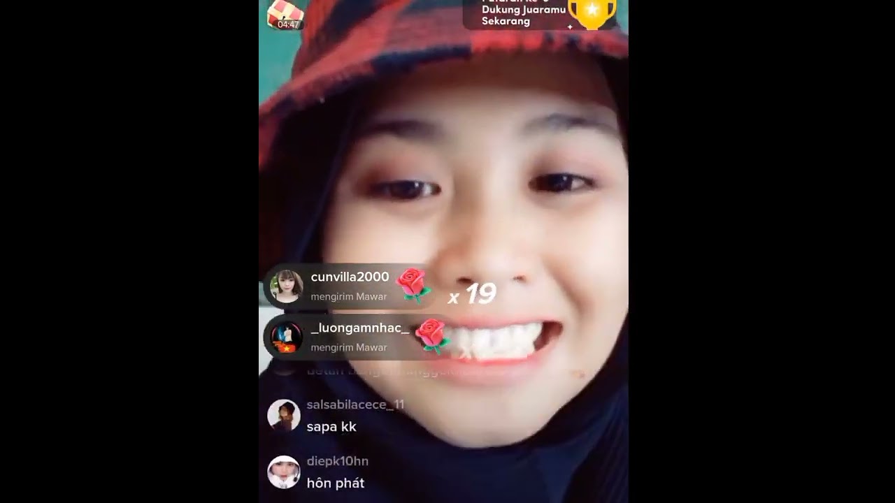 VIDHIA DAT VILLA PERTAMA KALI LIVE BARENG SATU AKUN❤
