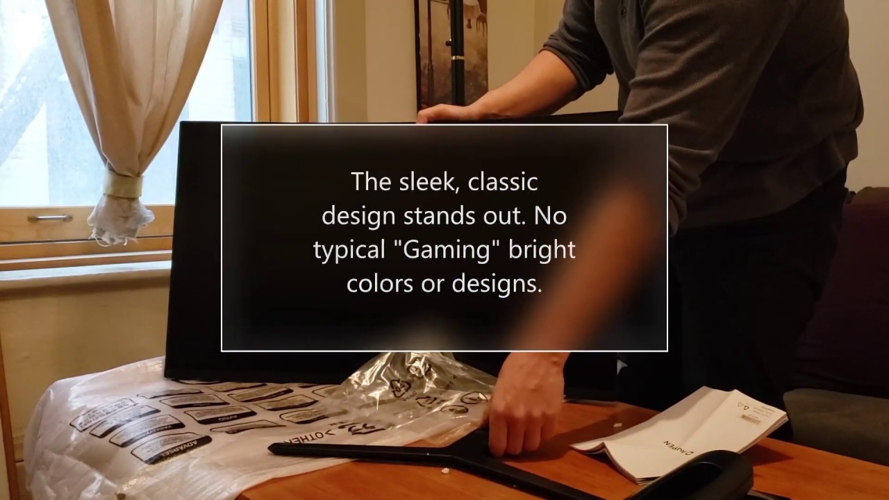 AOpen 32HC1QUR 32-Inch Gaming Monitor Unboxing