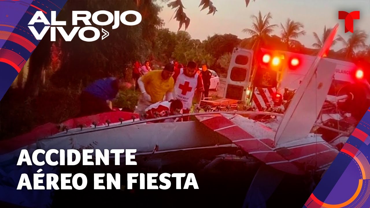 Avioneta se desploma en plena fiesta de revelación de género en Sinaloa