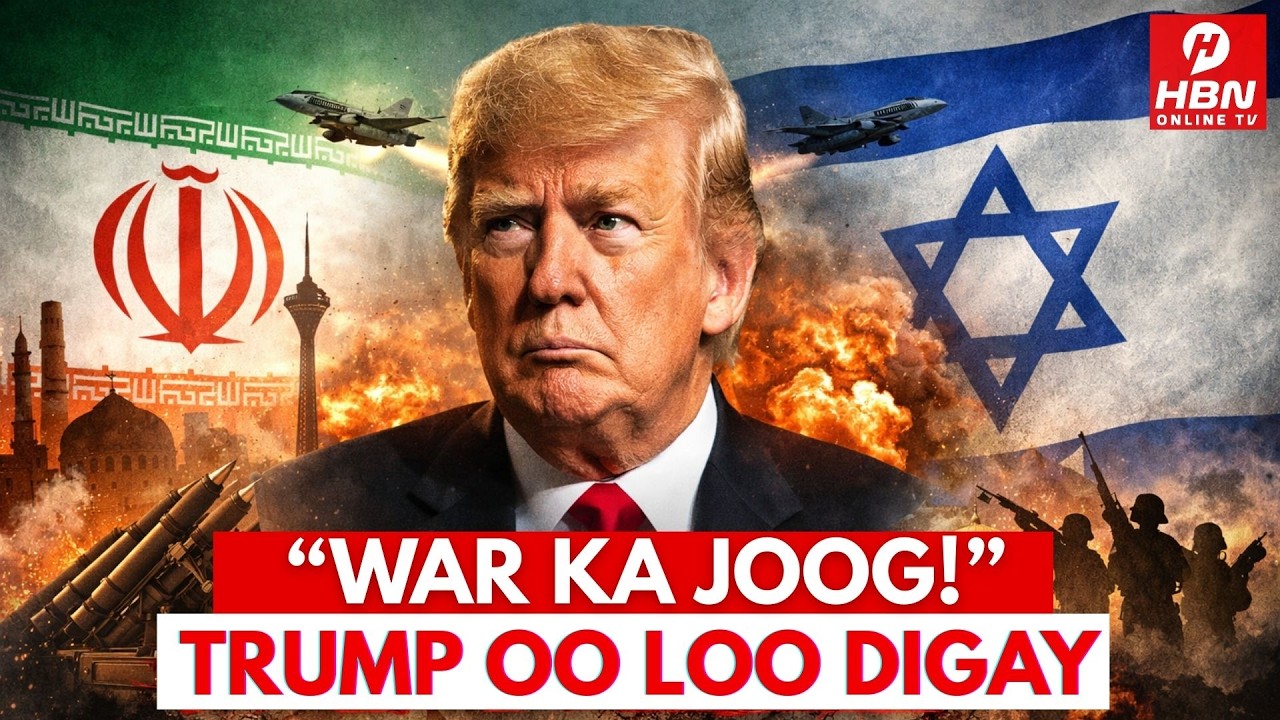 WAR CULUS: TRUMP OO LOOGA DIGAY IN ISRAA'IIL KU JIIDO DAGAAL UU KU QAADO IIRAAN