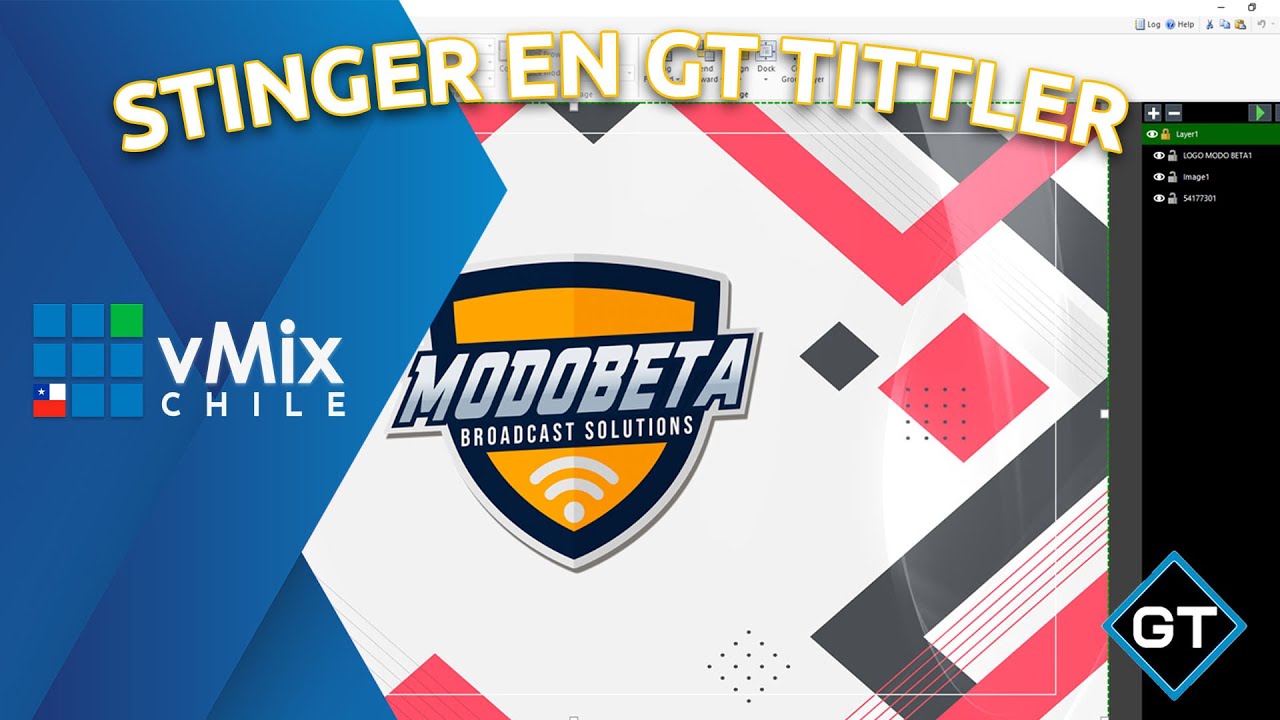 Como Hacer Stinger en Vmix GT Tittler y Photoshop (Jose Moreno - chilevmix)