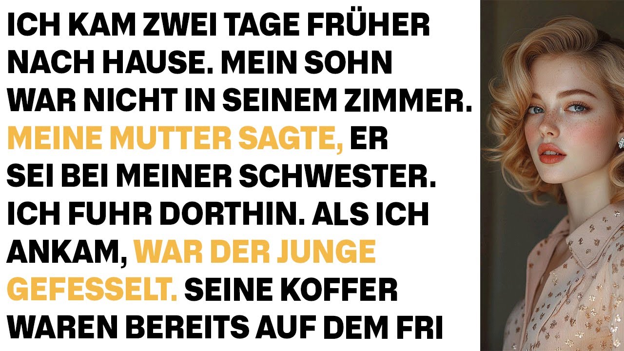 Meine Schwester fesselte meinen Sohn was ich um 1 Uhr nachts auf dem Friedhof sah, schockierte mich