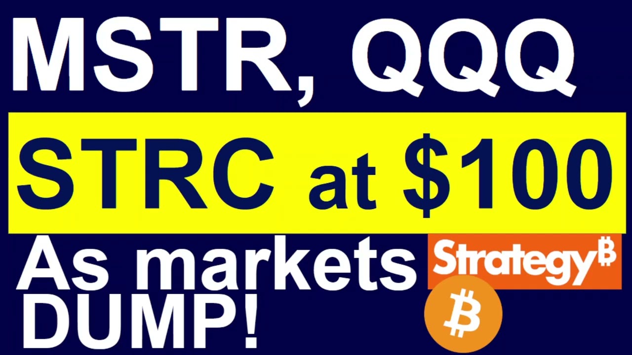 MSTR's STRC Reaches $100 Despite Market Meltdown Worsening & QQQ Entering Correction, Rates & Oil Up