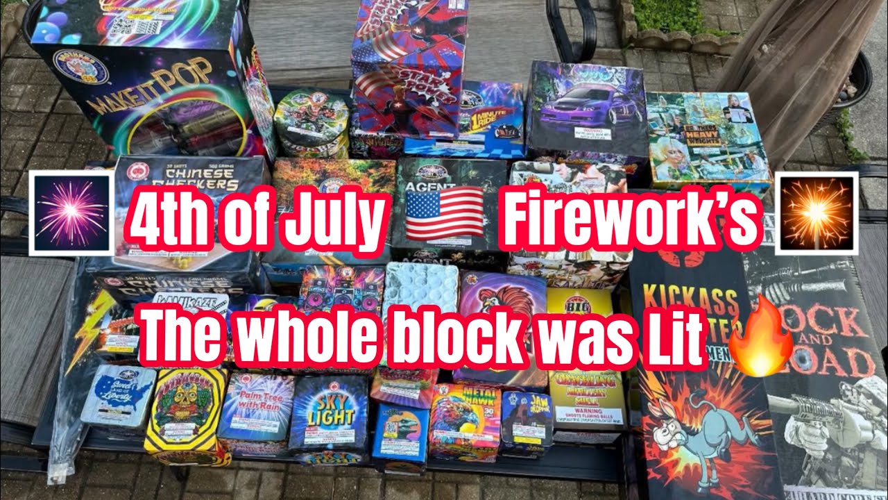 4th of July fireworks 2025 vlog 🇺🇸🎇🎆 was🔥