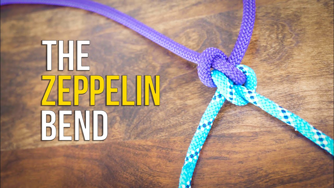 Как связать два каната (Zeppelin Bend) за 60 секунд! | Как связать два каната вместе