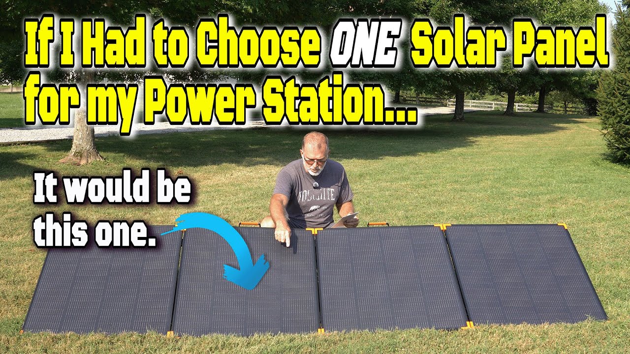 ZOUPW 450W Portable Solar Panel - The ONLY Panel You Need for a 2000Wh Power Station!