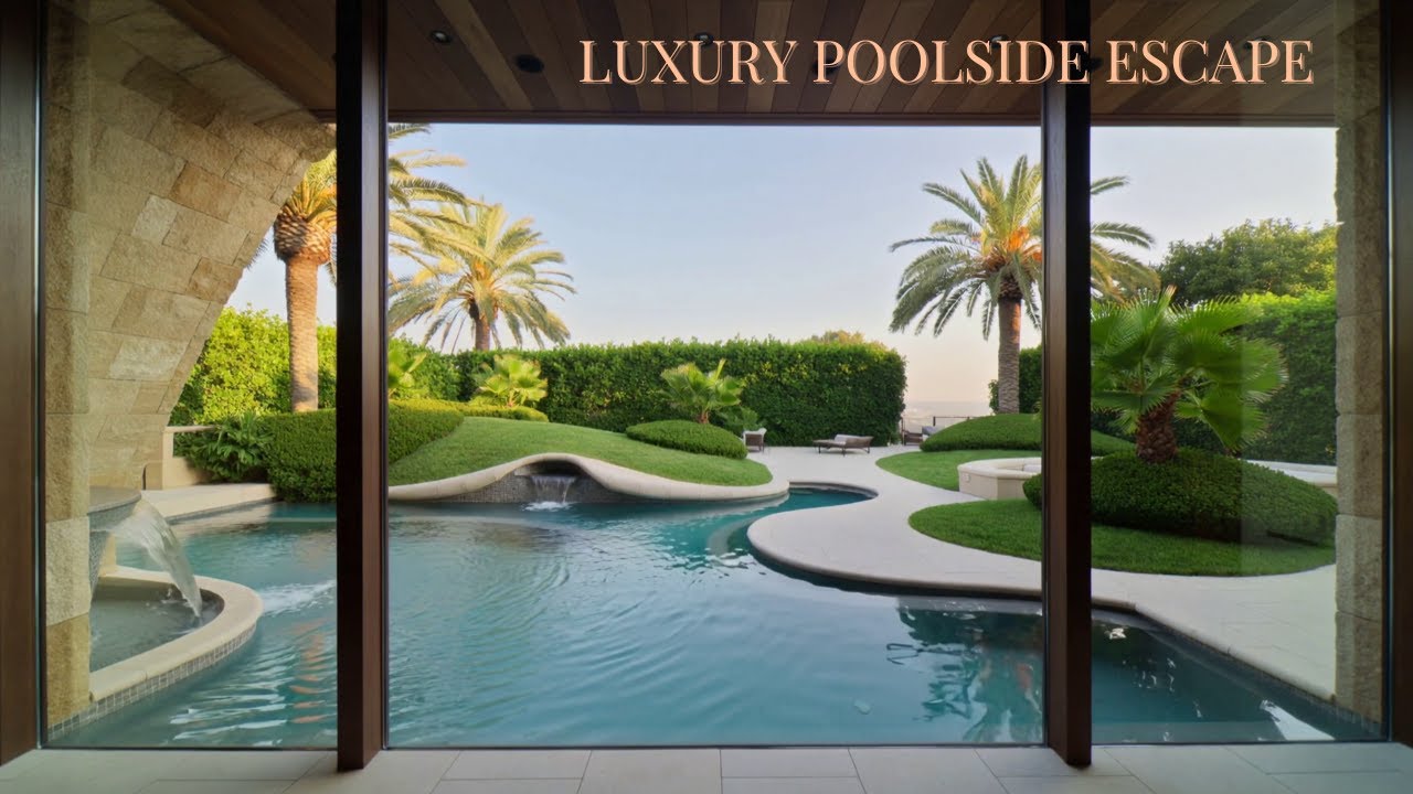 Luxury Poolside Jazz | Peaceful Tropical Escape