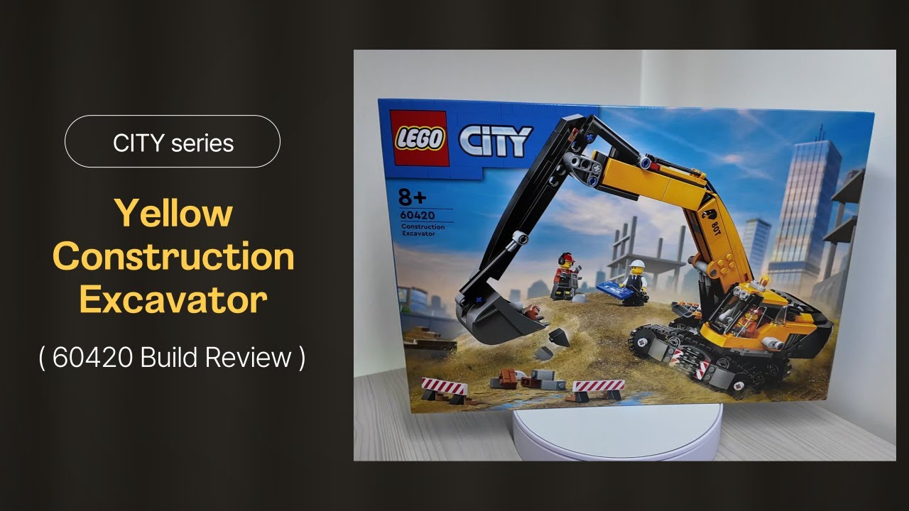 LEGO City Construction Excavator (60420) build review full ver. #lego #legocity #legobuild