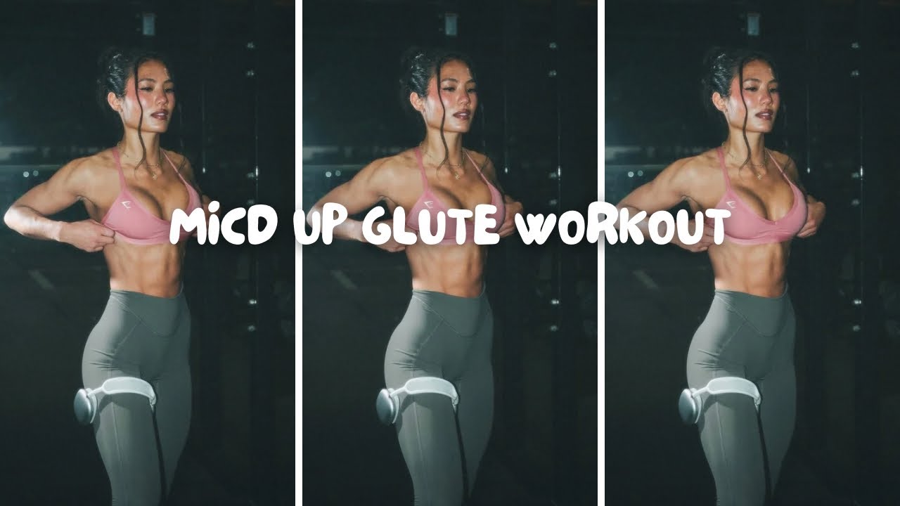 MIC'D UP GLUTE WORKOUT | my fav glute exercises, spend the day with me, botox appt