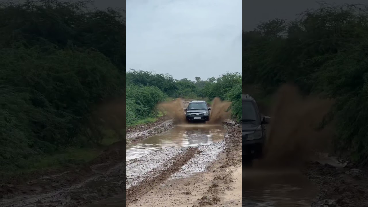Tata safari storme off-roading