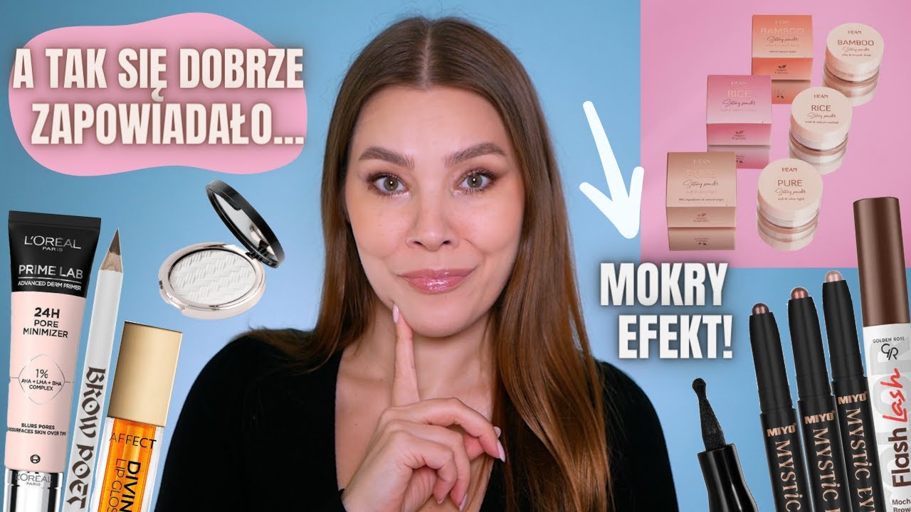 Pudrowe natarcie HEAN! 😮 Kremowe CIENIE z MOKRYM efektem?! Idealny puder POD OCZY! 🔥