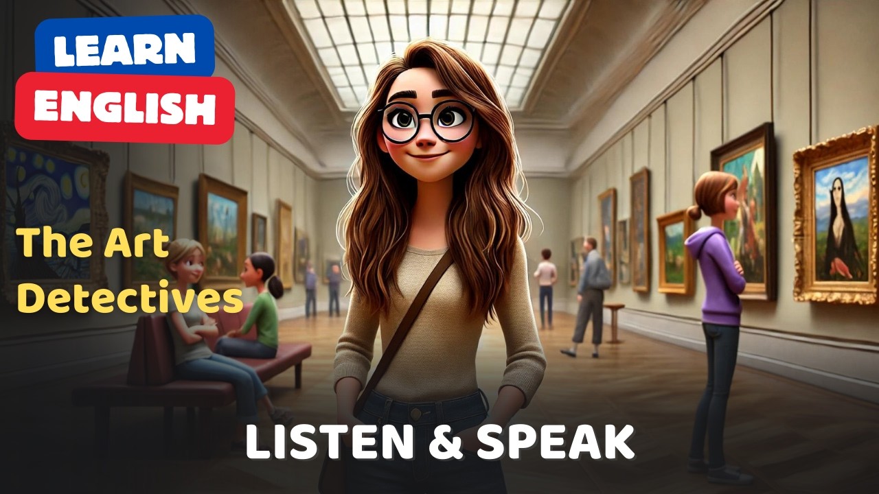 Improve English Speaking Skills (The Art Detectives) - English Listening Practice