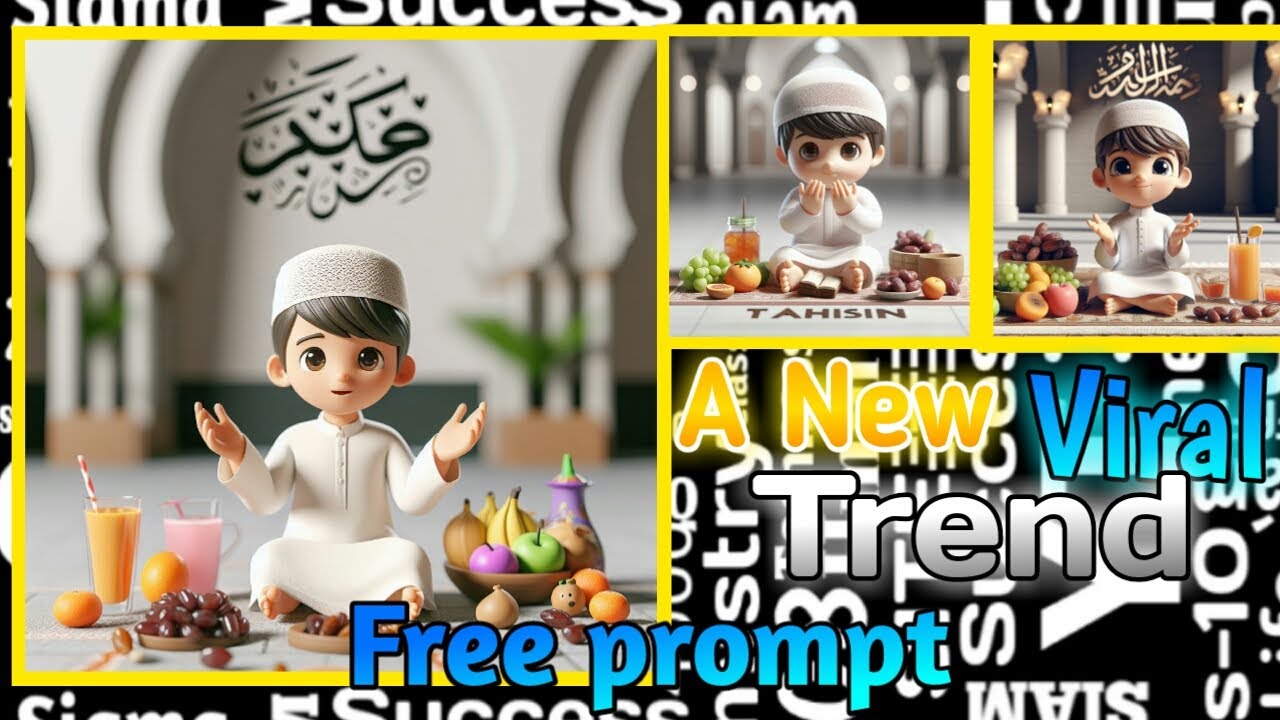 How To Create Happy Ramadan 3d image with ai | Ramzan Mubarak Photo Generator | Bing image ai