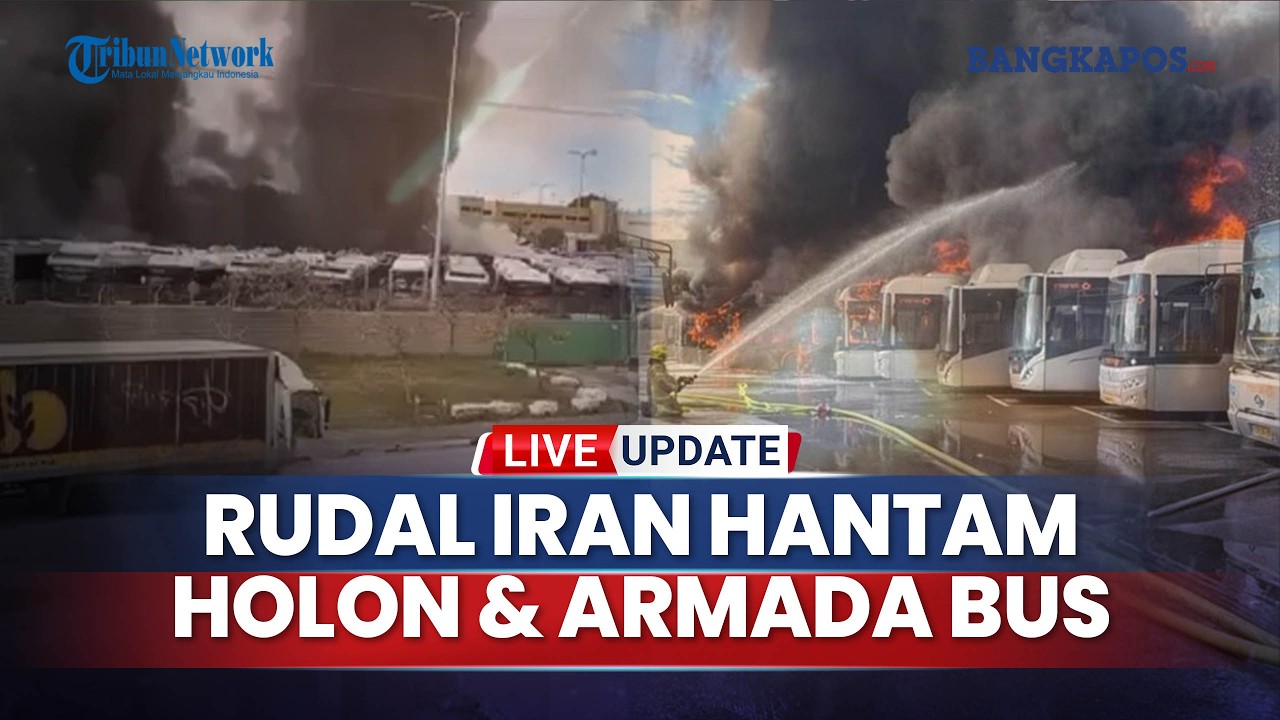 Rudal Iran Tembus Pertahan Israel, Menghantam Holon, hingga Raungan Sirine Mengguncang wilayah Utara