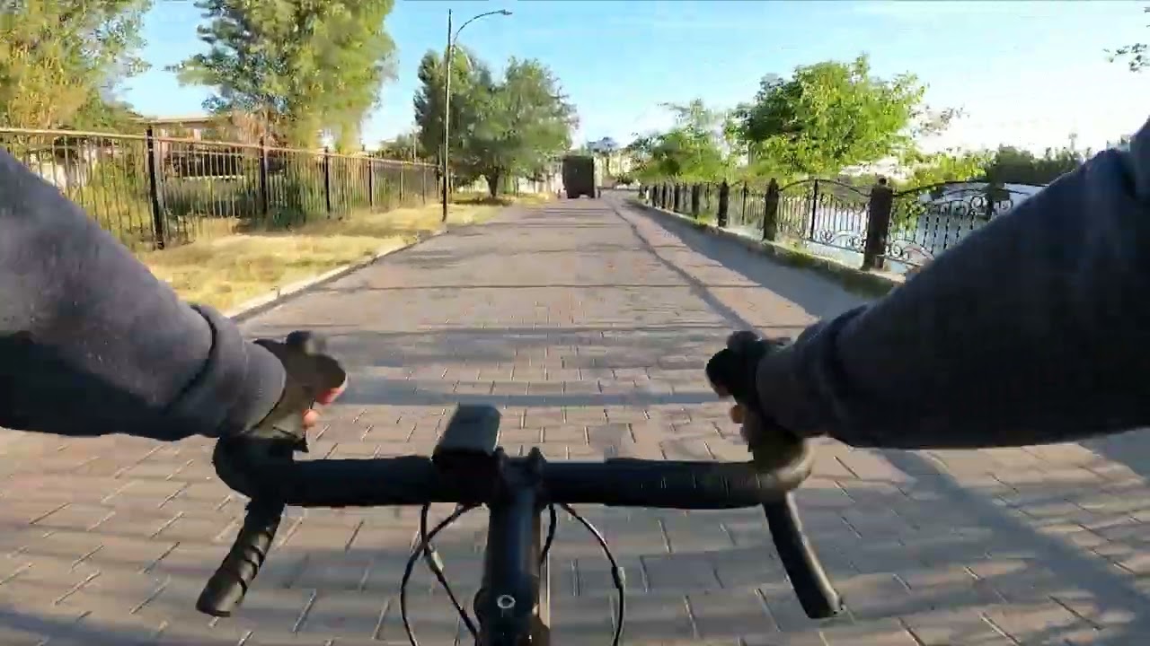 Morning Bike Ride Along Anhor River | Tashkent | Uzbekistan