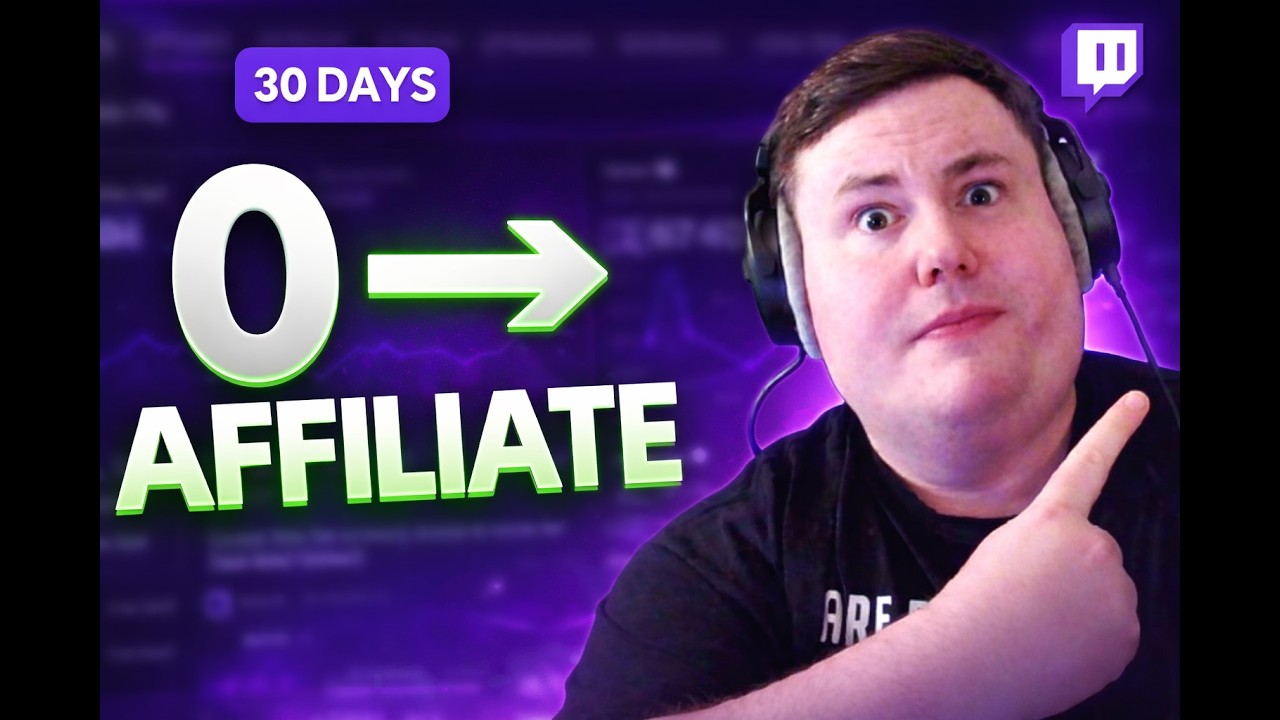 i hit twitch affiliate in 30 days&hellip; (starting from 0)