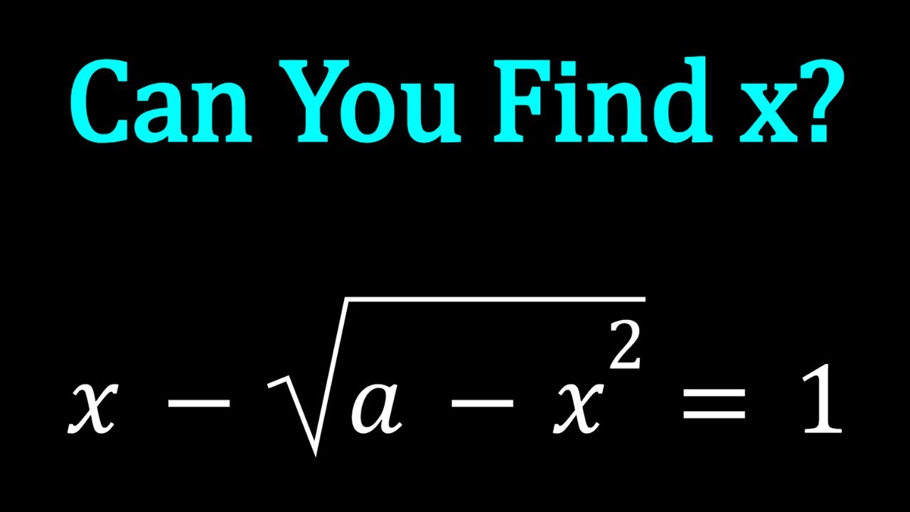 The Square Root Trap!