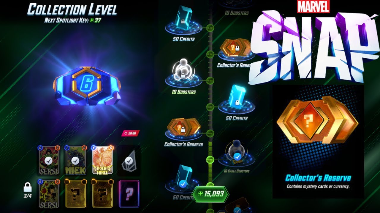 MARVEL SNAP:  Splits time & Collector's Reserve opening