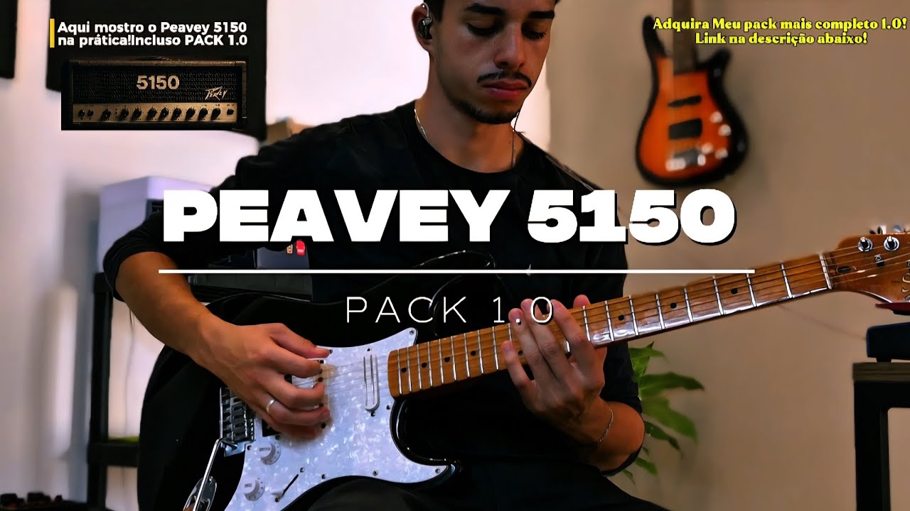 Pack 1.0 Valeton GP200 PEAVEY 5150 NA PRÁTICA!!!