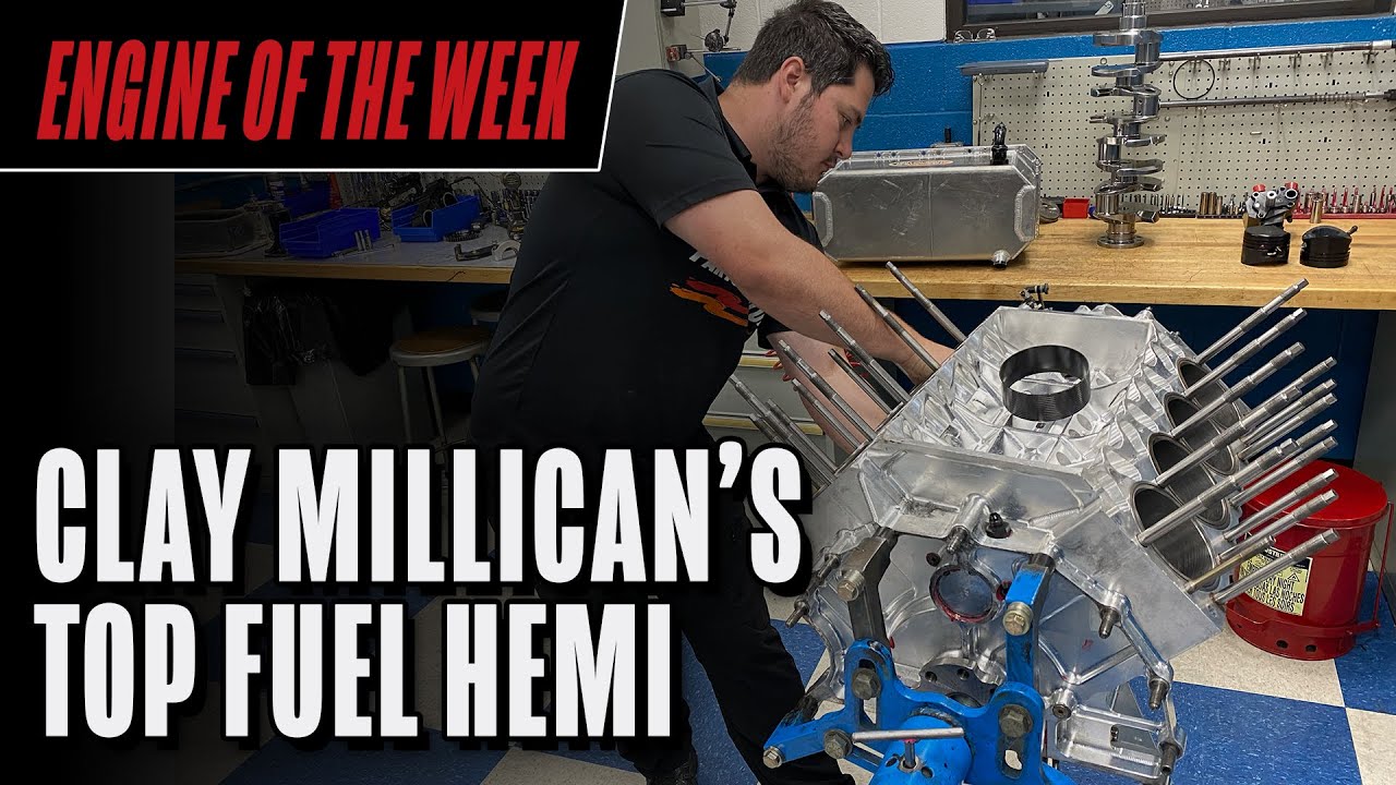 Двигатель Hemi Top Fuel мощностью 12 000 л. с. от Клэя Милликана