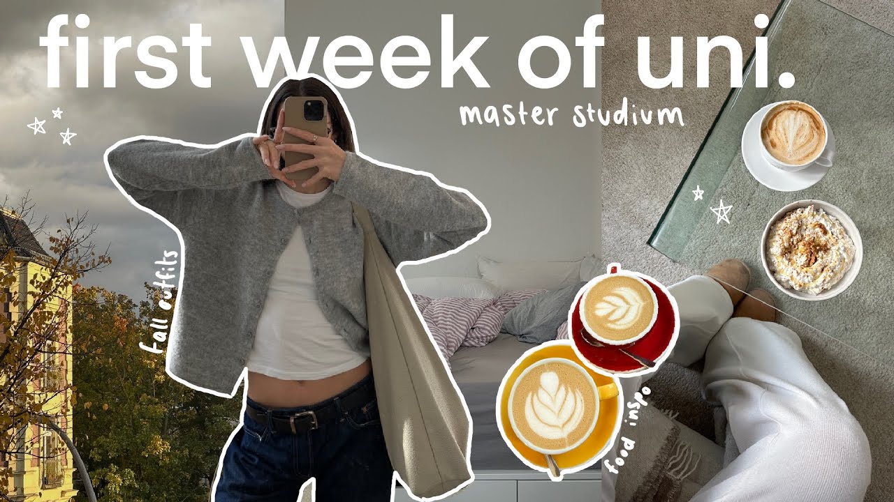 erste uni woche im master - neues studium | herbsttage | arbeit | sport