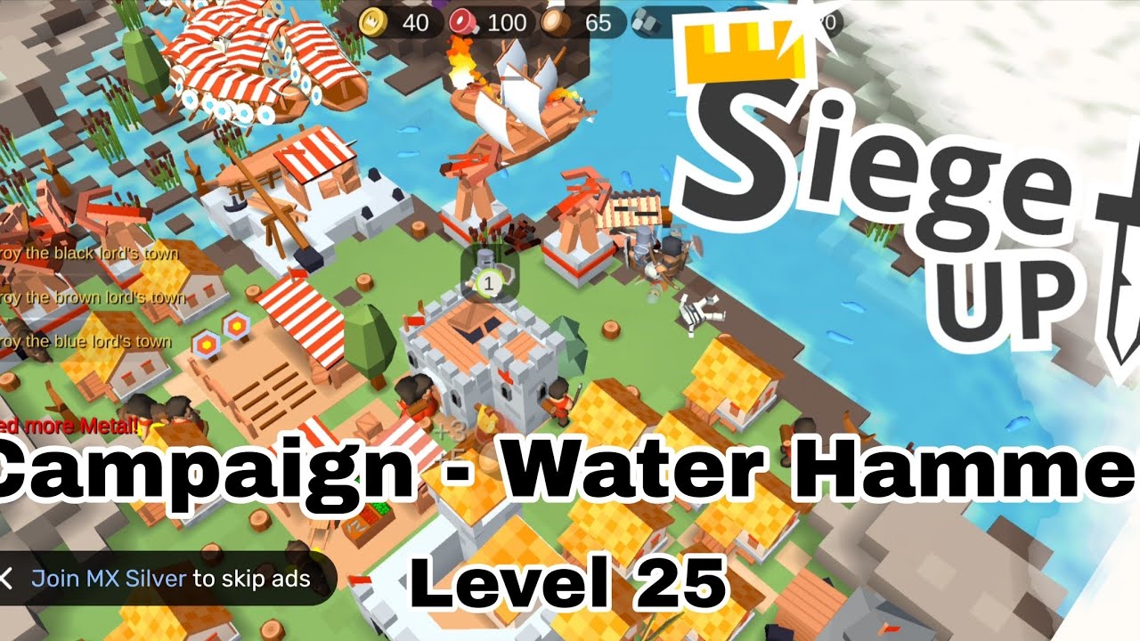 RTS Siege Up - Water Hammer Level 25