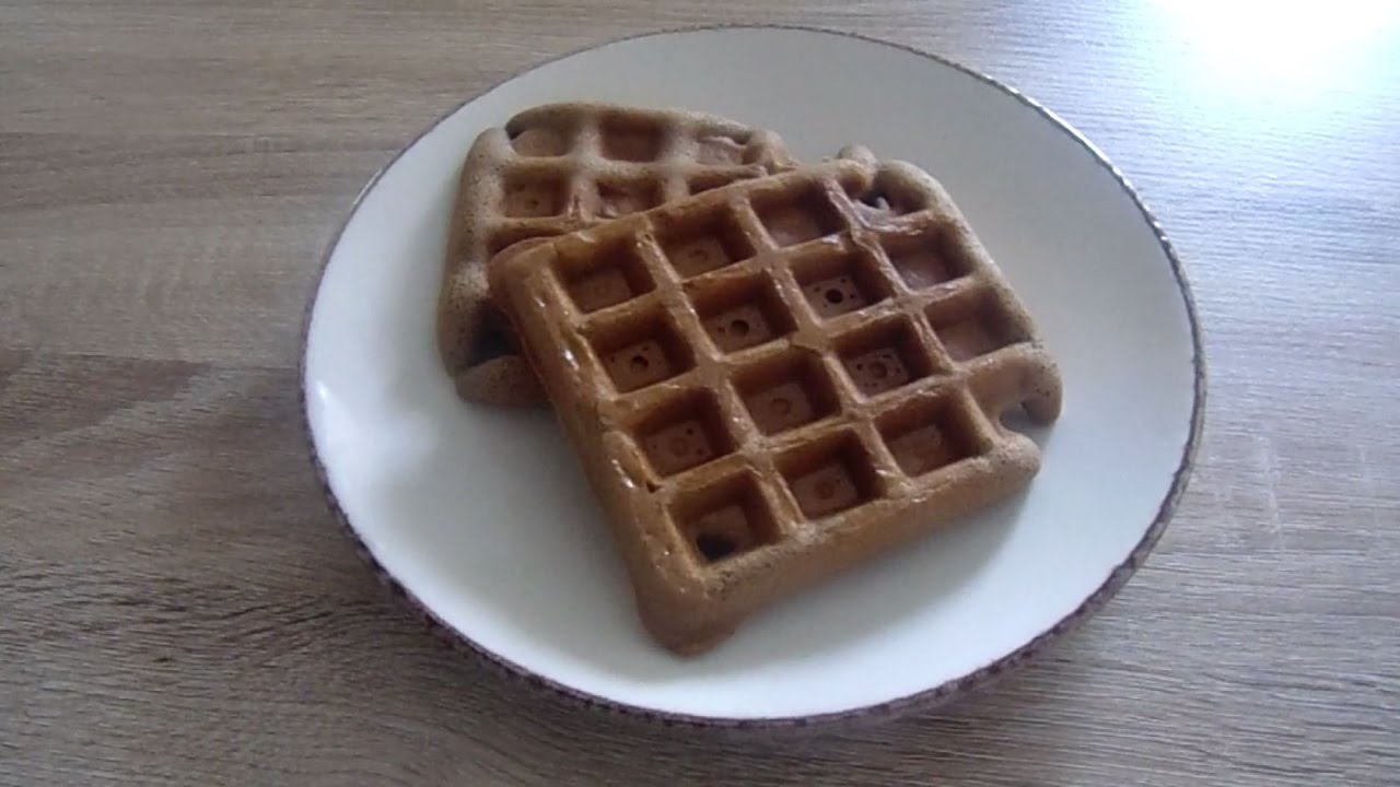 Waffles de Chocolate - DIY Sem Gl&uacute;ten