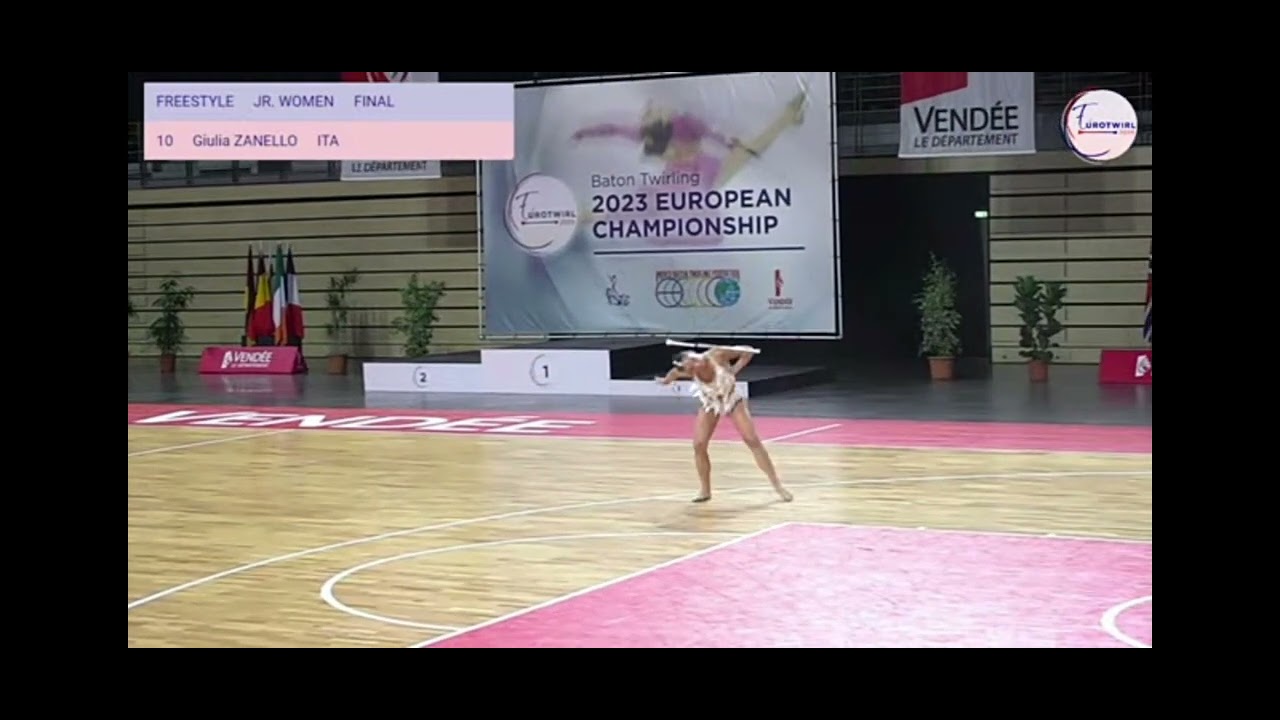 Eurotwirl 2023 finale junior women Giulia Zanello Italia