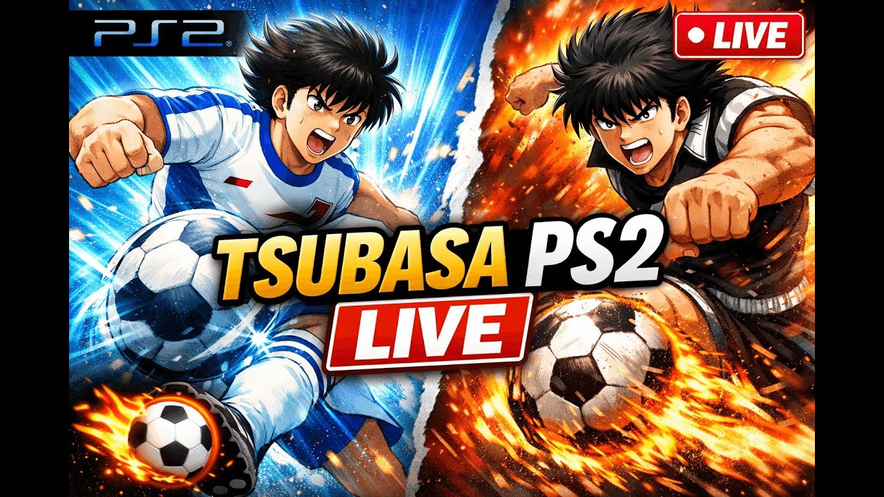 🔴LIVE Captain Tsubasa PS2 Indonesia | Nostalgia Game Bola Legendaris PS2! ⚽🔥