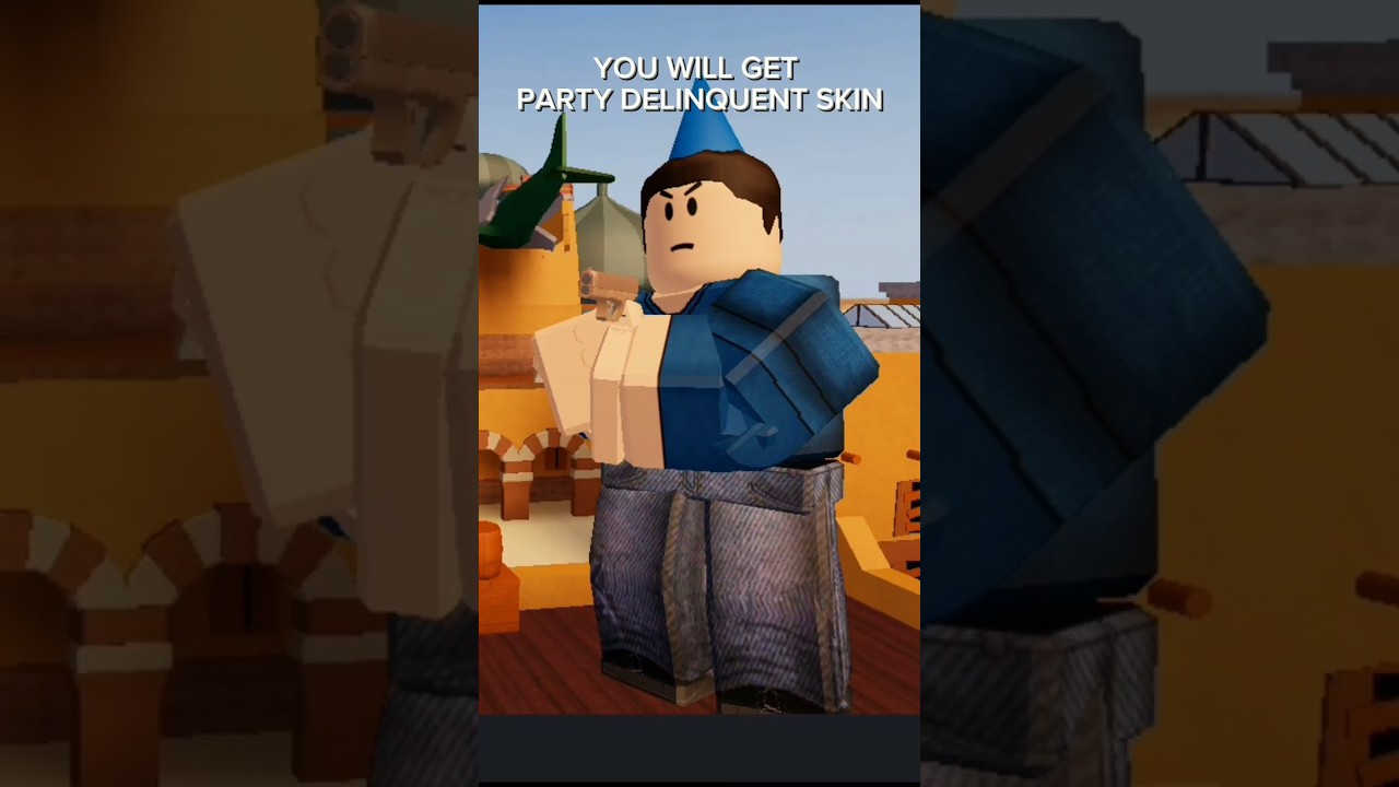 New Limited Party Delinquent Skin in Arsenal #roblox #arsenal #gaming