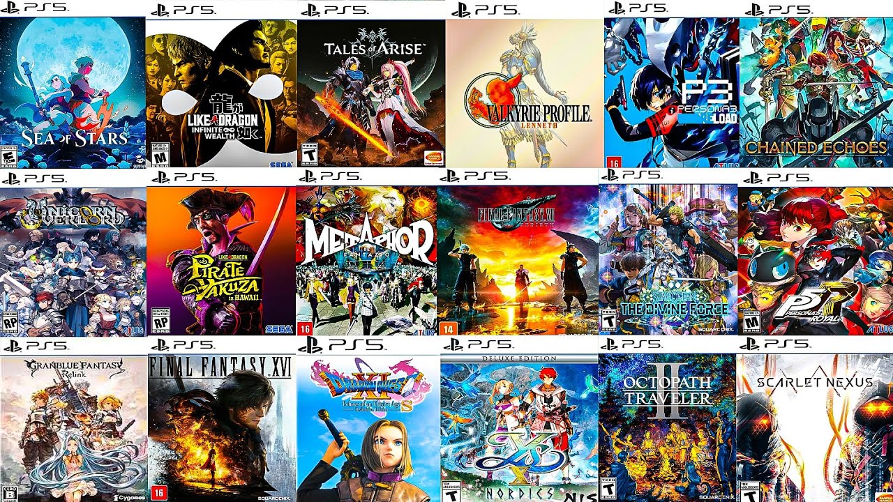 Top 20 Best JRPGs on PS5