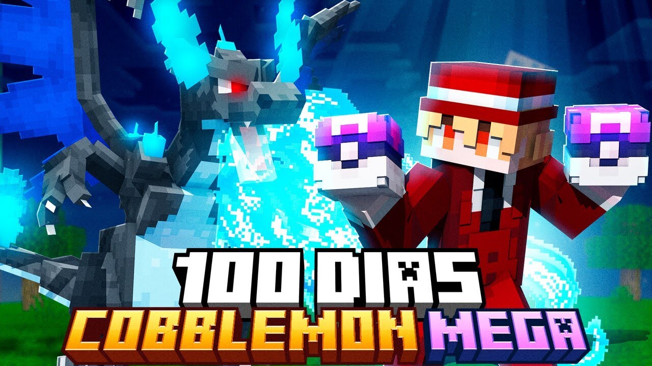 SOBREVIVI 100 DIAS NO COBBLEMON MEGA DO MINECRAFT - O FILME