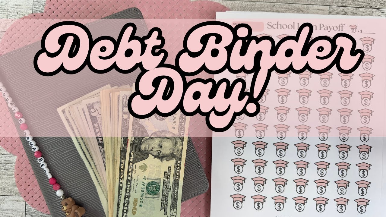 Debt Binder Savings Day!! Let's Knock It Out | Happy Mail #debtfreejourney #budgeting