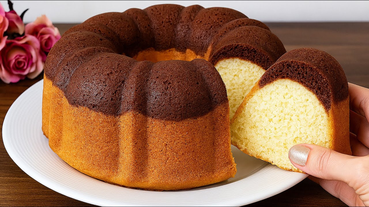 Нежный ванильный и шоколадный торт 🍰 | Так просто и вкусно