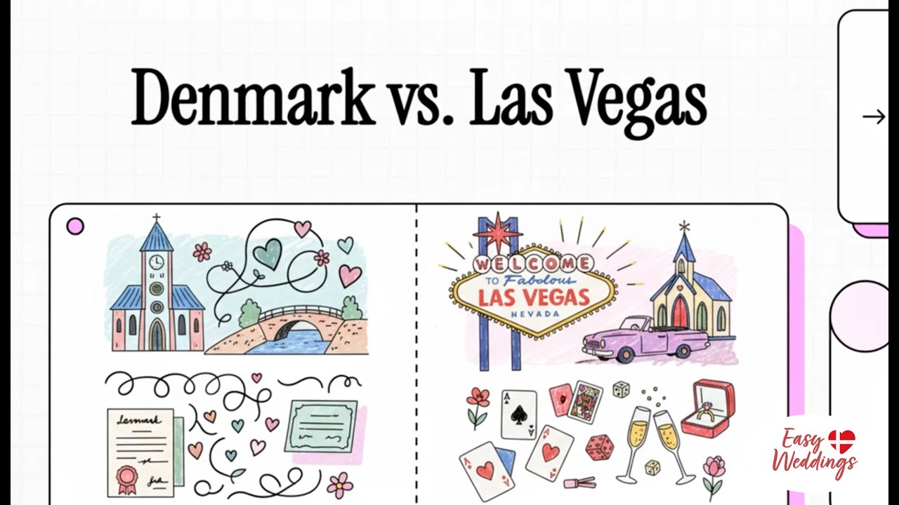 Getting Married in Denmark Vs Getting Married in Las Vegas